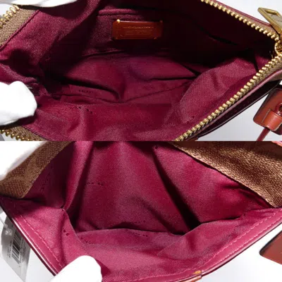 Pre-owned Coach Brown Pvc Shoulder Bag ()