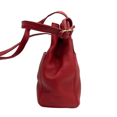 Pre-owned Coach Red Color Leather Shoulder Bag ()