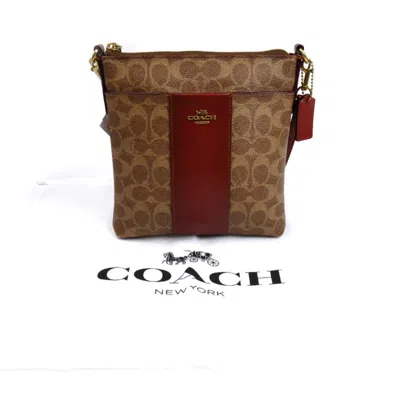 Pre-owned Coach Brown Pvc Shoulder Bag ()