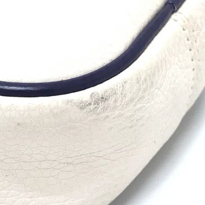 Pre-owned Coach White Leather Pochette Shoulder Bag ()