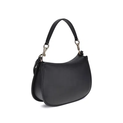 Etro Black Calf Leather Bos Taurus Shoulder Women's Bag In Black