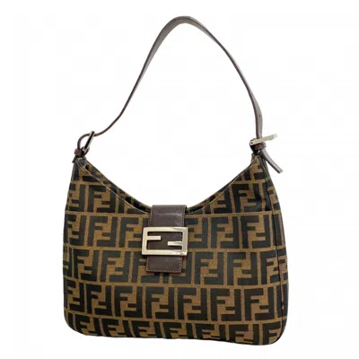 Pre-owned Fendi Brown Nylon Shoulder Bag ()