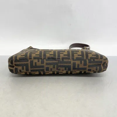 Pre-owned Fendi Brown Nylon Shoulder Bag ()