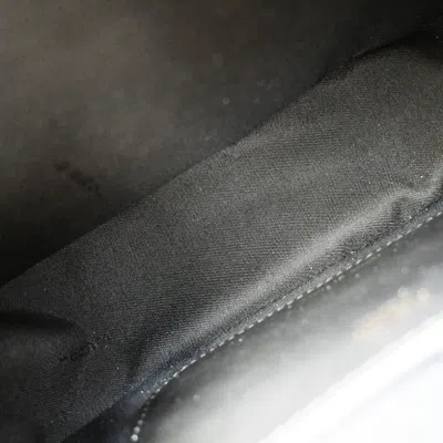 Pre-owned Fendi Camera Bag Zucca Embossed Leather Black Leather Handbag ()