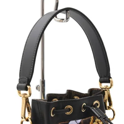 Pre-owned Fendi Multi-color Leather Canvas Shoulder Bag ()