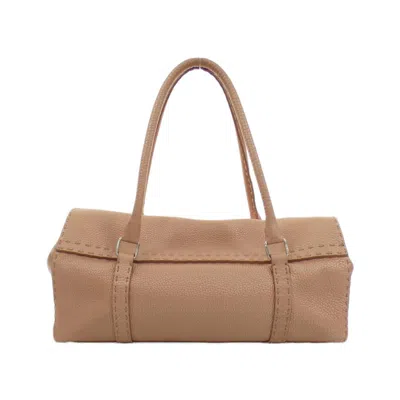 Pre-owned Fendi Selleria Pink Leather Shoulder Bag ()