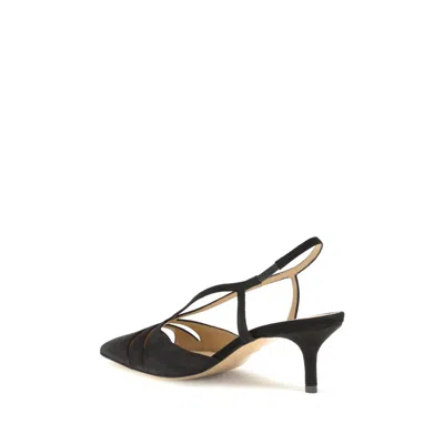 Francesco Russo Suede Leather Décolleté In Black