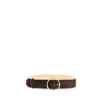 Gabriela Hearst Brown Leather Regular Women's Belt In Brown