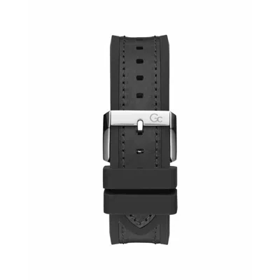 Gc Black Synthetic Sport Watch In Black