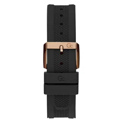Gc Black Synthetic Sport Men's Watch In Black