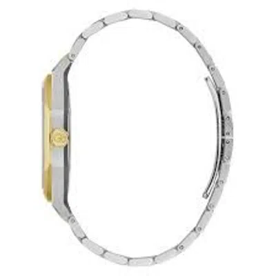 Gc Gold Stainless Steel Dress Watch In Gold
