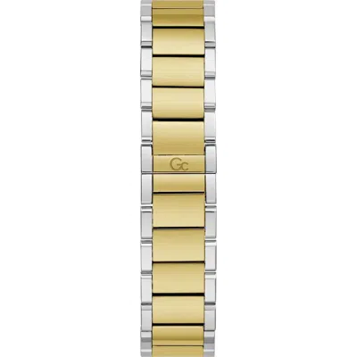 Gc Gold Stainless Steel Dress Watch In Gold