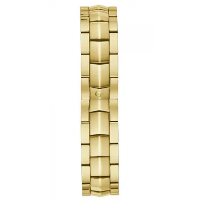 Gc Gold Stainless Steel Dress Watch In Gold