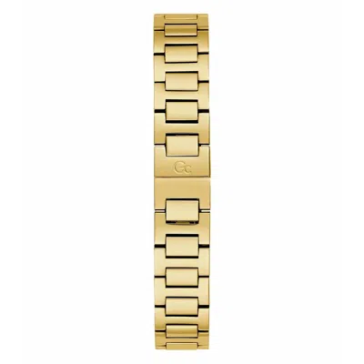 Gc Gold Stainless Steel Dress Watch In Gold