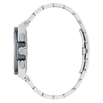 Gc Gray Stainless Steel Dress Watch In Metallic