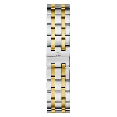 Gc Gray Stainless Steel Dress Watch In Metallic