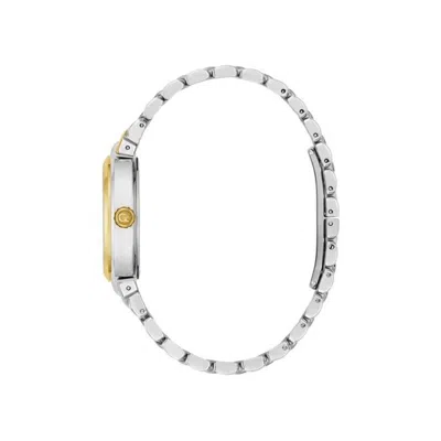 Gc Gray Stainless Steel Dress Watch In Metallic