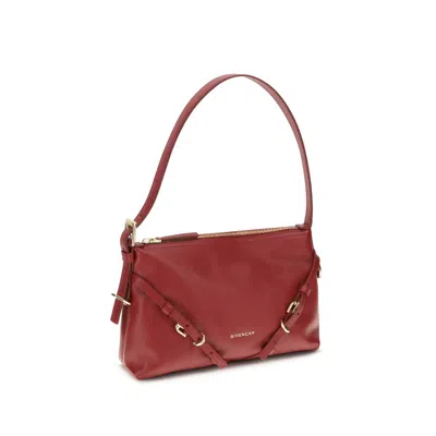 Givenchy Red Calf Leather Bos Taurus Shoulder Women's Bag In Red