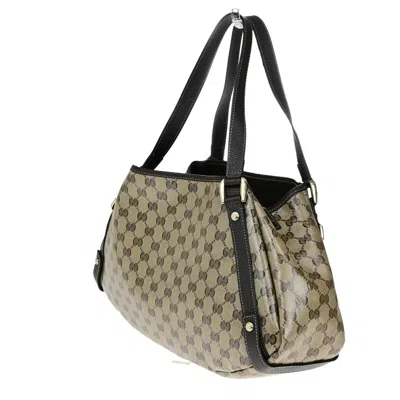 Pre-owned Gucci Abbey Shoulder Bag (outlet) Gg Coated Canvas Brown Canvas Handbag ()