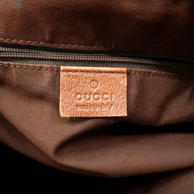 Pre-owned Gucci Blue Brown Denim Tote Bag () In Multi