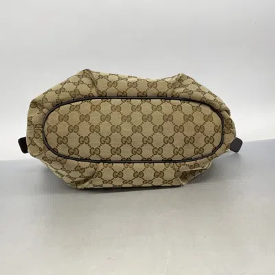 Pre-owned Gucci Brown Canvas Shoulder Bag ()