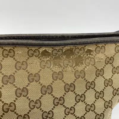 Pre-owned Gucci Brown Canvas Shoulder Bag ()