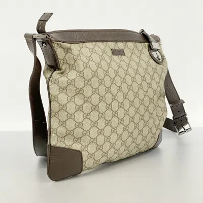 Pre-owned Gucci Brown Pvc Shoulder Bag ()