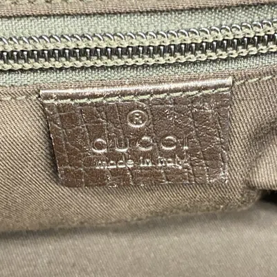 Pre-owned Gucci Brown Pvc Shoulder Bag ()