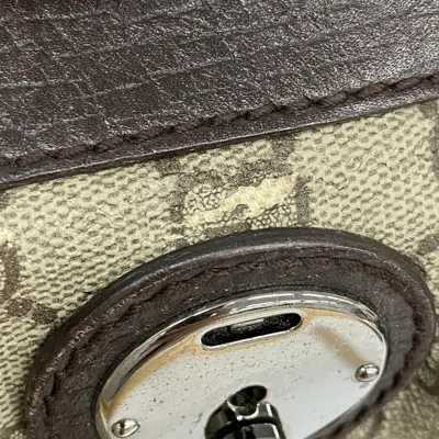 Pre-owned Gucci Brown Pvc Shoulder Bag ()