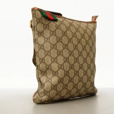 Pre-owned Gucci Brown Pvc Shoulder Bag ()