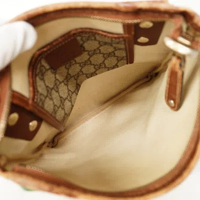 Pre-owned Gucci Brown Pvc Shoulder Bag ()