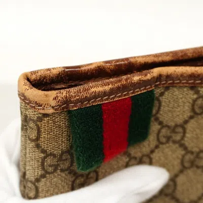 Pre-owned Gucci Brown Pvc Shoulder Bag ()