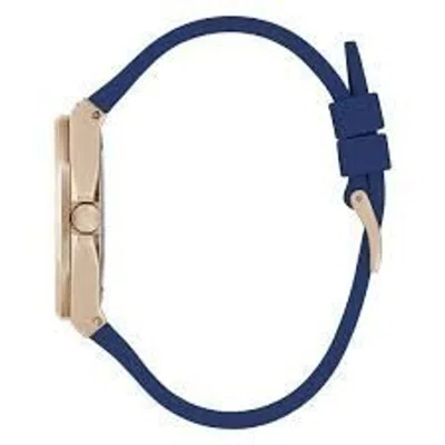 Guess Blue Synthetic Bracelet Watch In Blue