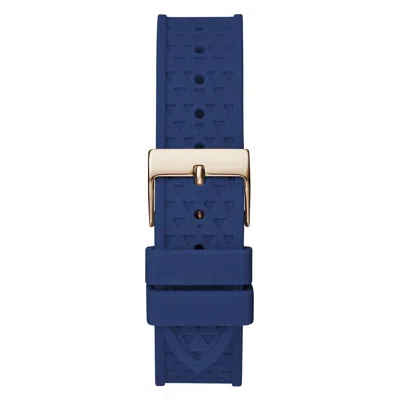 Guess Blue Synthetic Bracelet Watch In Blue
