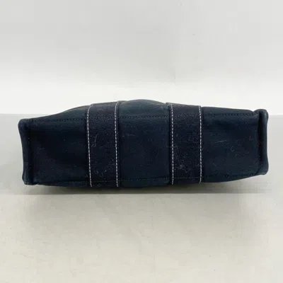 Pre-owned Hermes Black Canvas Tote Bag ()