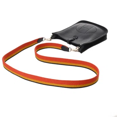 Pre-owned Hermes Blue Nuit Taurillon Clemence Leather Shoulder Bag ()