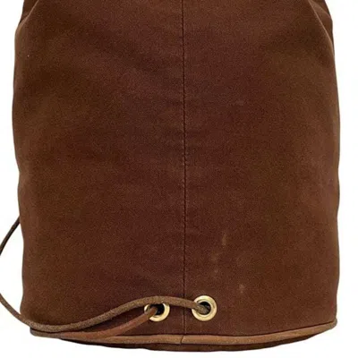 Pre-owned Hermes Brown Cotton Backpack ()