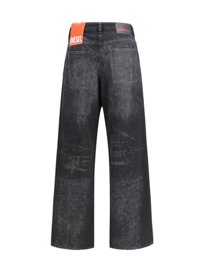 Diesel 1980 Five-pocket Trousers Featuring Belt Loops In Black