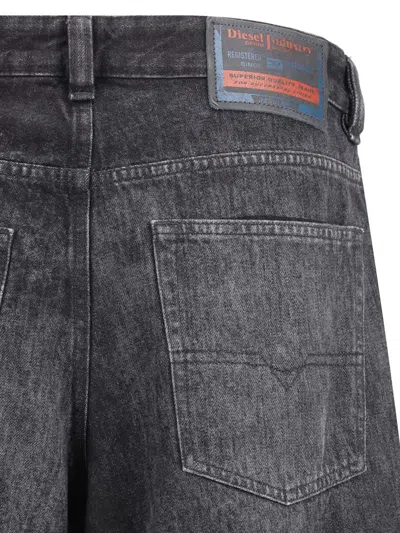 Diesel 1980 Five-pocket Trousers Featuring Belt Loops In Black