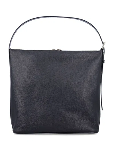 Apc A.p.c. Vera Leather Bag With Adjustable Strap In Black