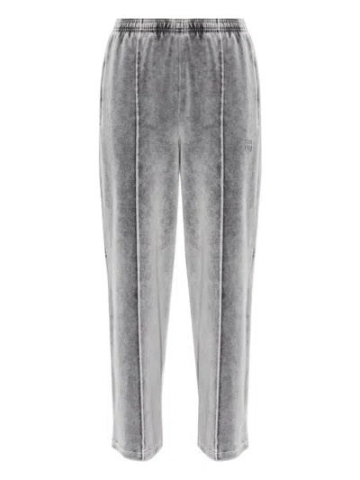 Alexander Wang Mid Rise Articulated Leg Pant Clothing In Multi