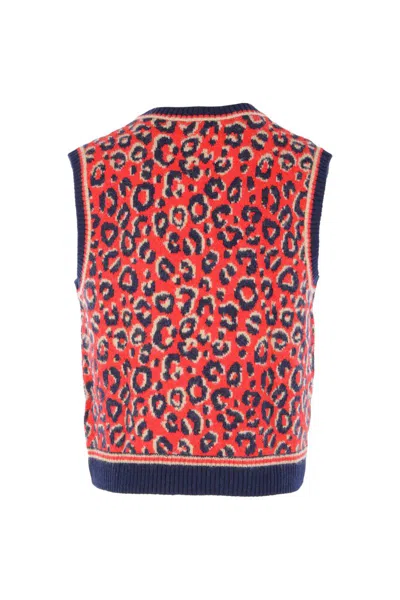 Adidas Originals By Wales Bonner Red And Black Knitwear In Red