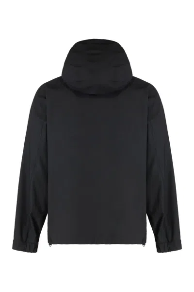 Herno Laminar Adjustable-hood Jacket In Black