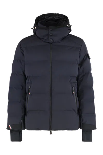Moncler Grenoble Ski Jacket Montgetech With Hood In Blue