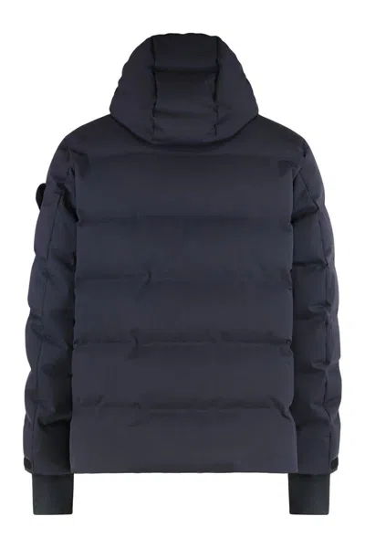 Moncler Grenoble Ski Jacket Montgetech With Hood In Blue
