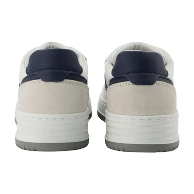 Hogan White Leather H630 Sneakers In Multi