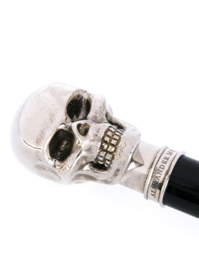 Shop Alexander Mcqueen Skull Handle Umbrella