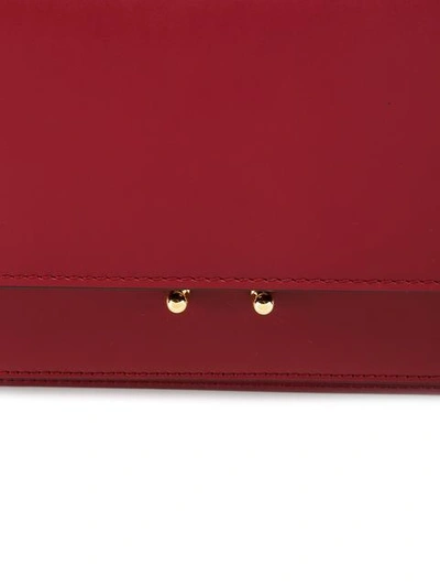 Shop Marni 'trunk' Shoulder Bag - Red