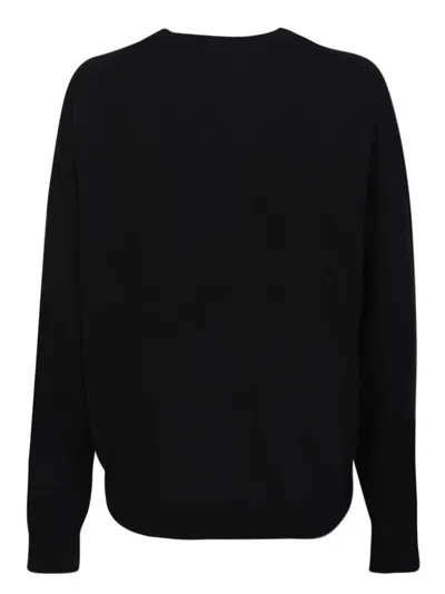 Kenzo Black Tiger Crest Long-sleevet-shirt In Black