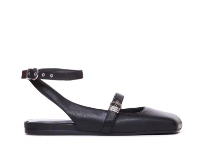 Vic Matie Flat Shoes In Black